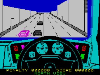 Turbo Esprit screenshot 3 for ZX Spectrum